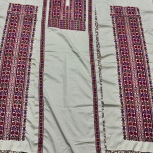 ثوب تطريز فلاحي (قطع جاهزة للخياطة)