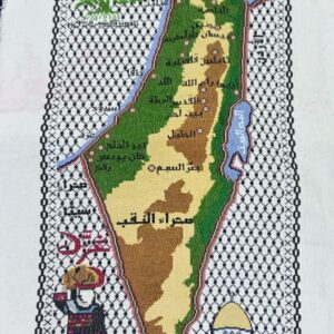لوحة تطريز خارطة فلسطين